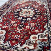 Tapis vintage du Moyen-Orient Hamadan fait main en laine – 60 x 98 cm