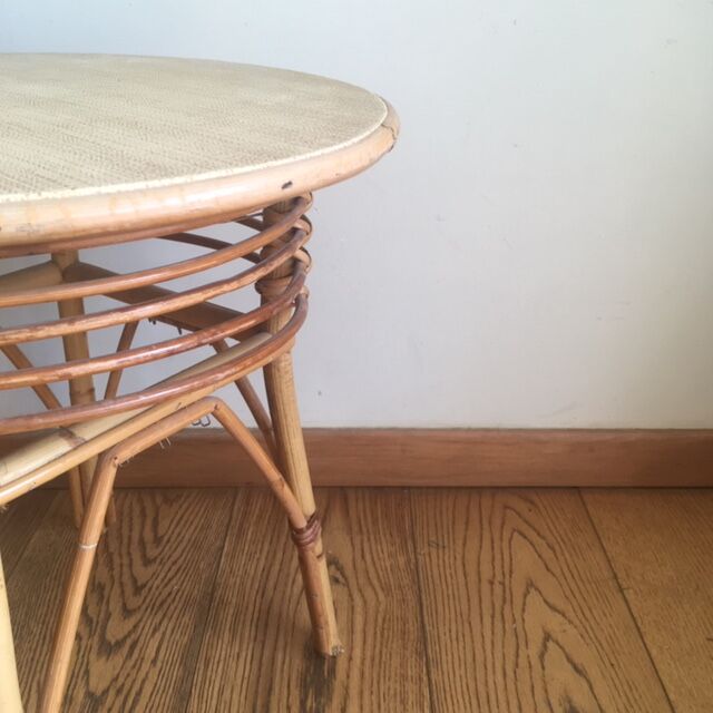 Ratine bedside coffee table