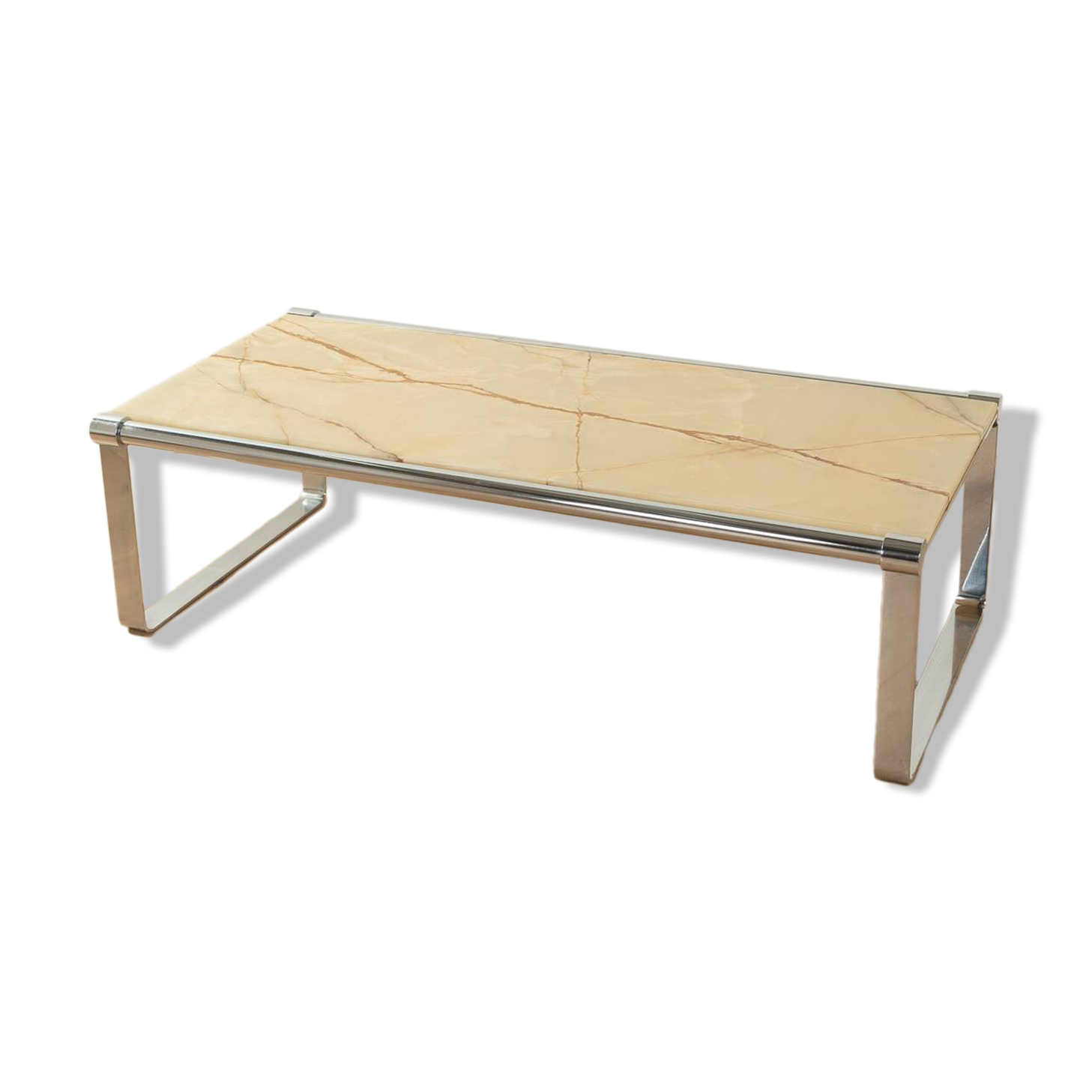 1970s onyx coffee table
