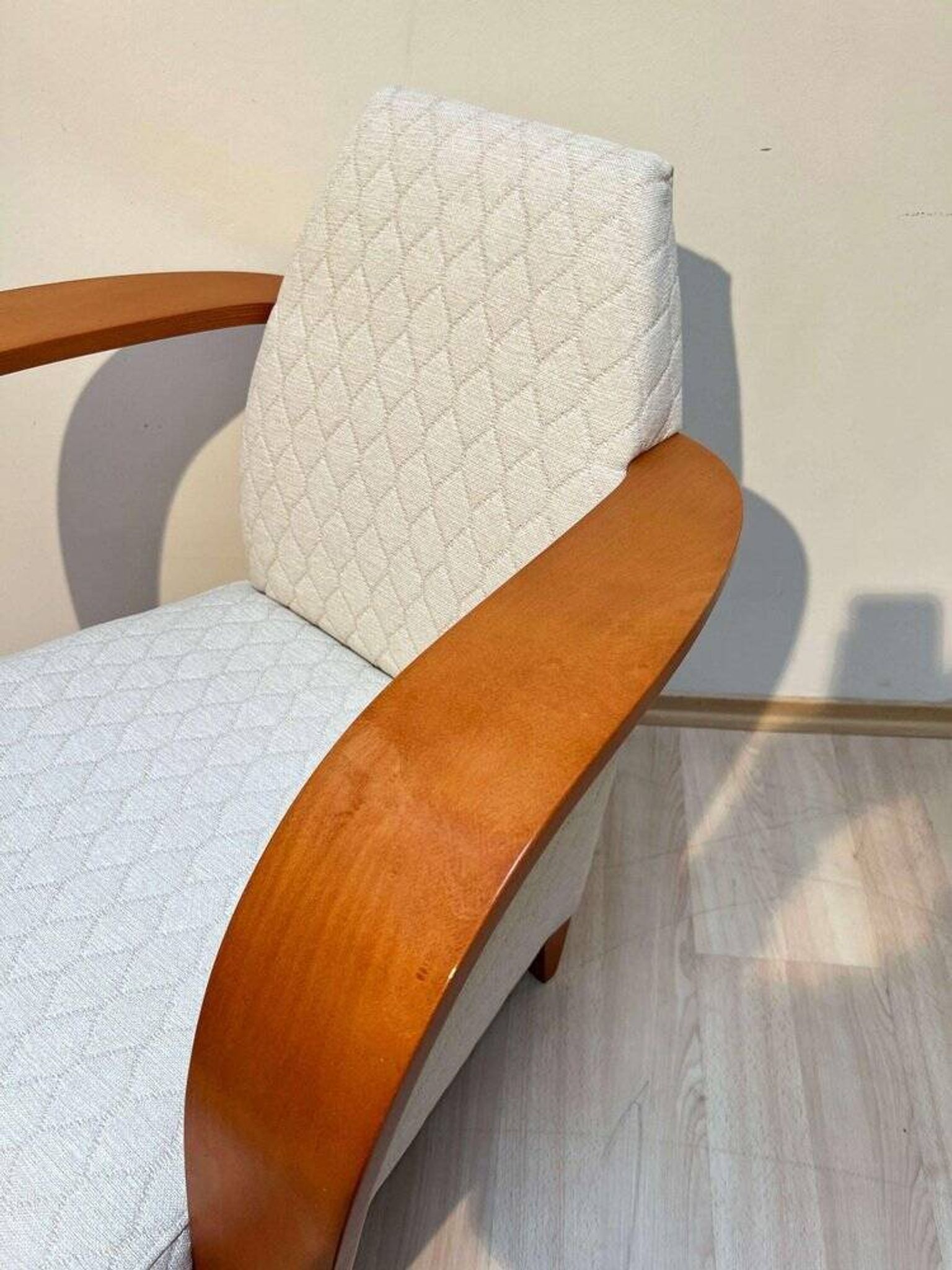 Spanish Club Chair in Beech and Plywood, 1990s