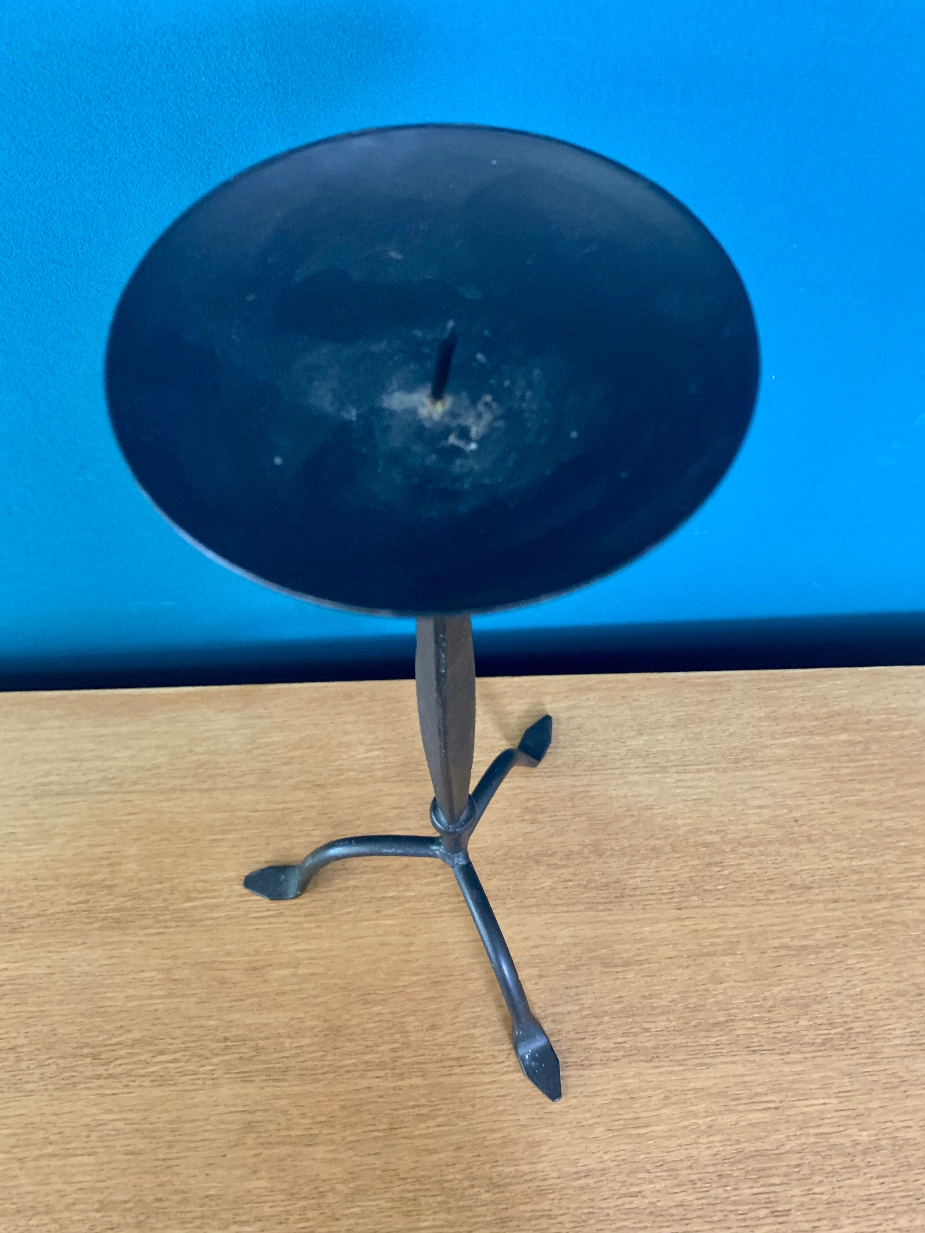 Brutalist candle holder for candle