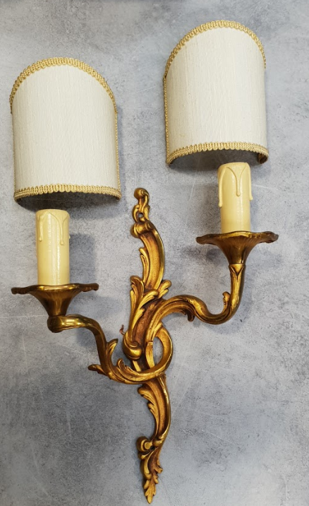 Bronze wall lamps shabby chic