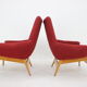 1960s Pair of Miroslav Navratil lounge Chairs, Czechoslovakia