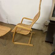 Superb set of chairs and a small wicker table.
