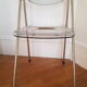 Vintage folding transparent chair