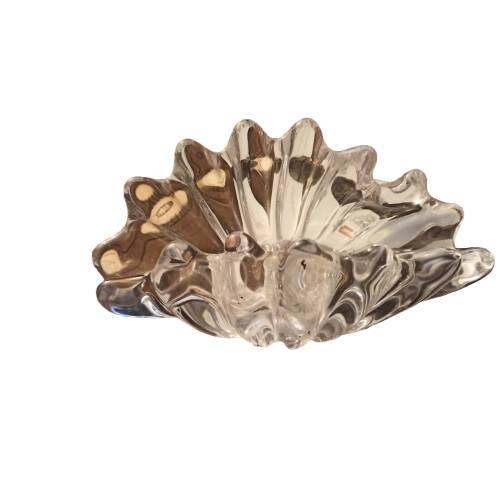 Moulded crystal bowl – 1950s style