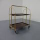 Vintage rosewood tea cart from Gerlinol, 1970s.