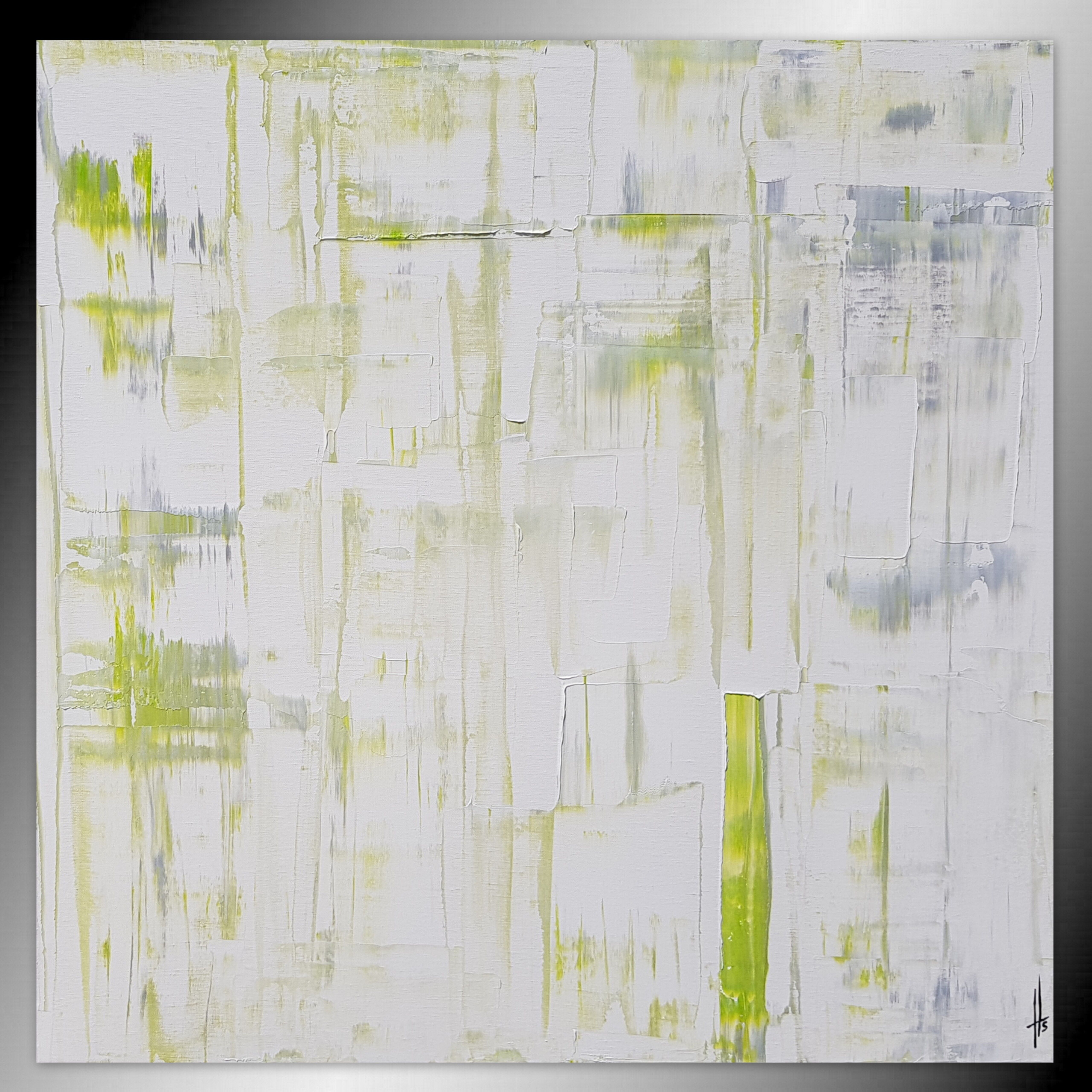 Tableau peinture abstraite "zen"