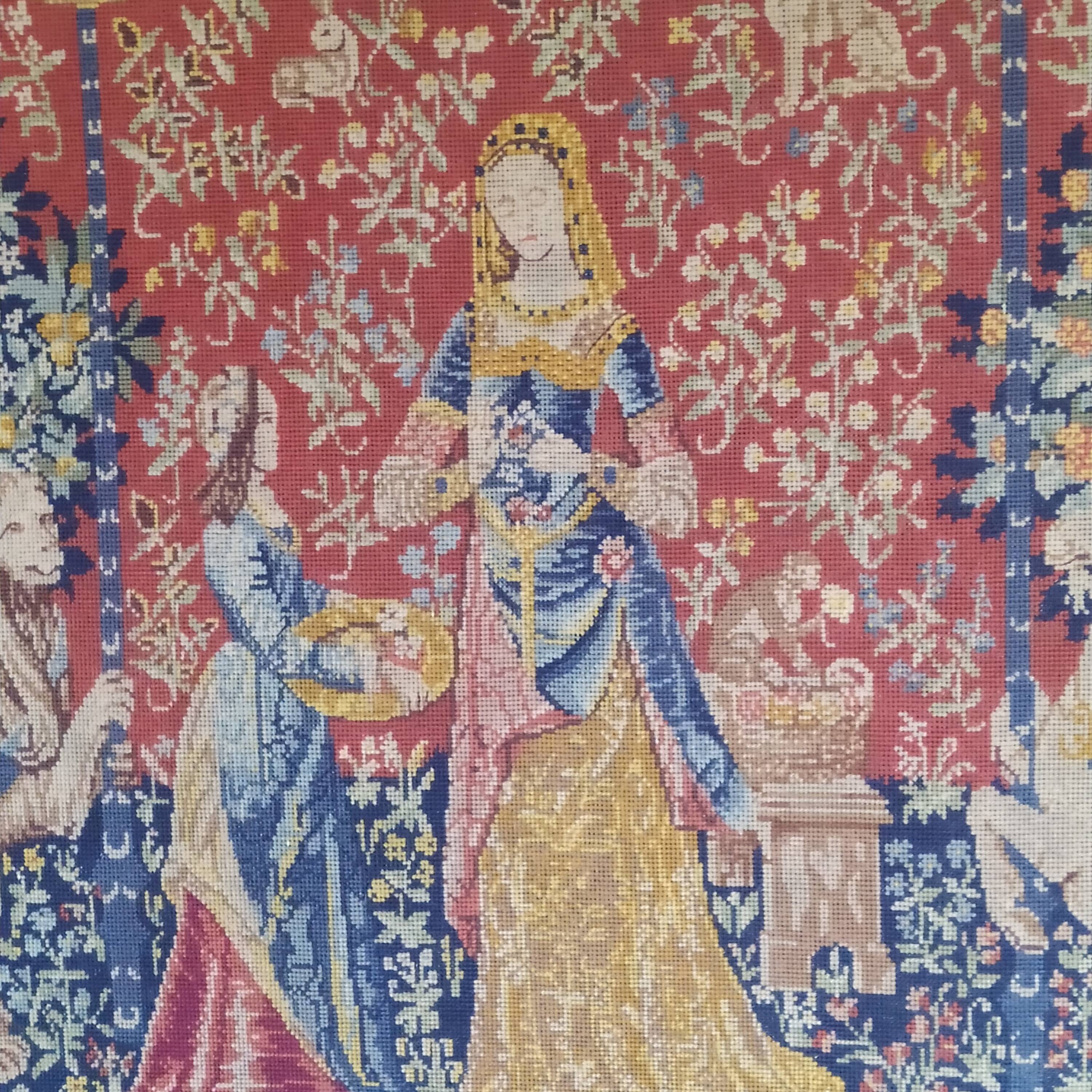 tapisserie en laine la dame à la licorne
