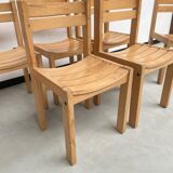 Sornay 80s beech chairs