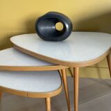Matte black ceramic vase