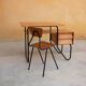Bureau et chaise enfant vintage