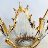 Bayel crystal bowl and gilding, 1950-60