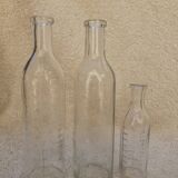 3 Vintage Apothecary Vials