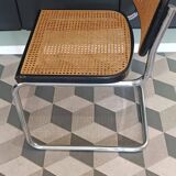 Mid-Century Modern Italian Marcel Breuer B32 Cesca Chair, 70s set of 4