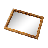 Rattan mirror, 1970s