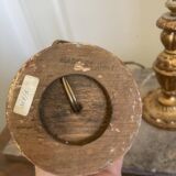 Antique Pair of Wooden Gilded Candle Holders 19th Century