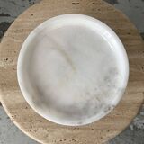 Marble pedestal dish