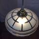 Duo de suspensions en opaline vintage