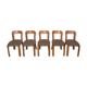 Series of 5 chairs Bruno Rey design Swiss made 1970