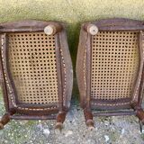 Pair of antique footrests or stools for children