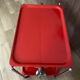 Service trolley rolling table Platex Textable red 70s Space Age