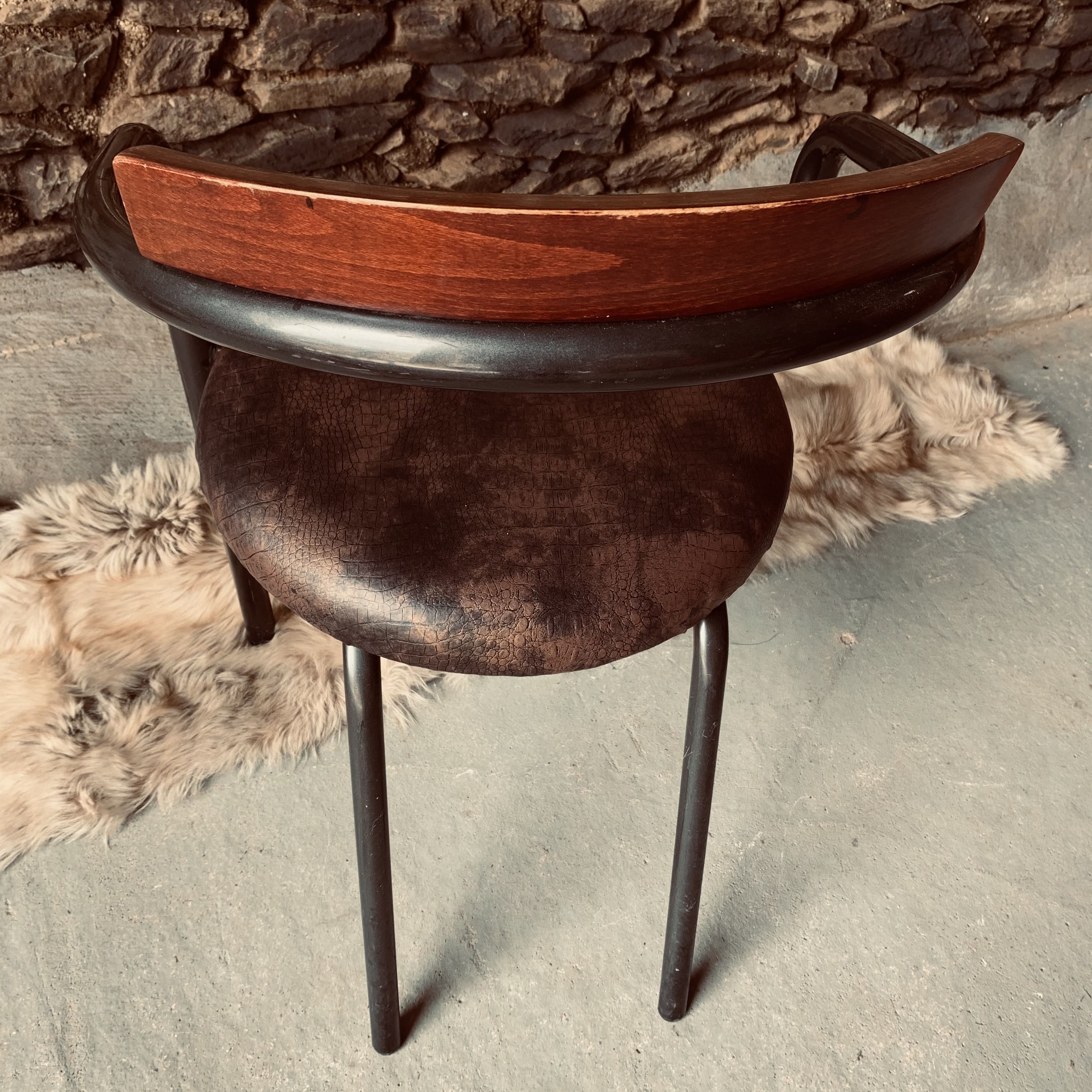 Set of 4 Stif armchairs