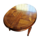 Solid cherry wood dining table with extension – classic style