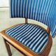 Set of Art Deco Curved Back Side Chairs, France, 1930s
