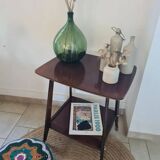 Side table or server on vintage casters