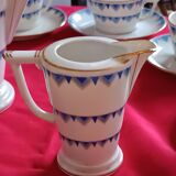 Art Deco coffee service Limoges attributed to Bétoule Legrand & Cie 1928
