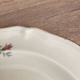 Set of 4 porcelain dessert plates