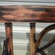 Baumann 1910s lounge, bench, armchair and bistro chair