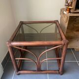Table basse rotin