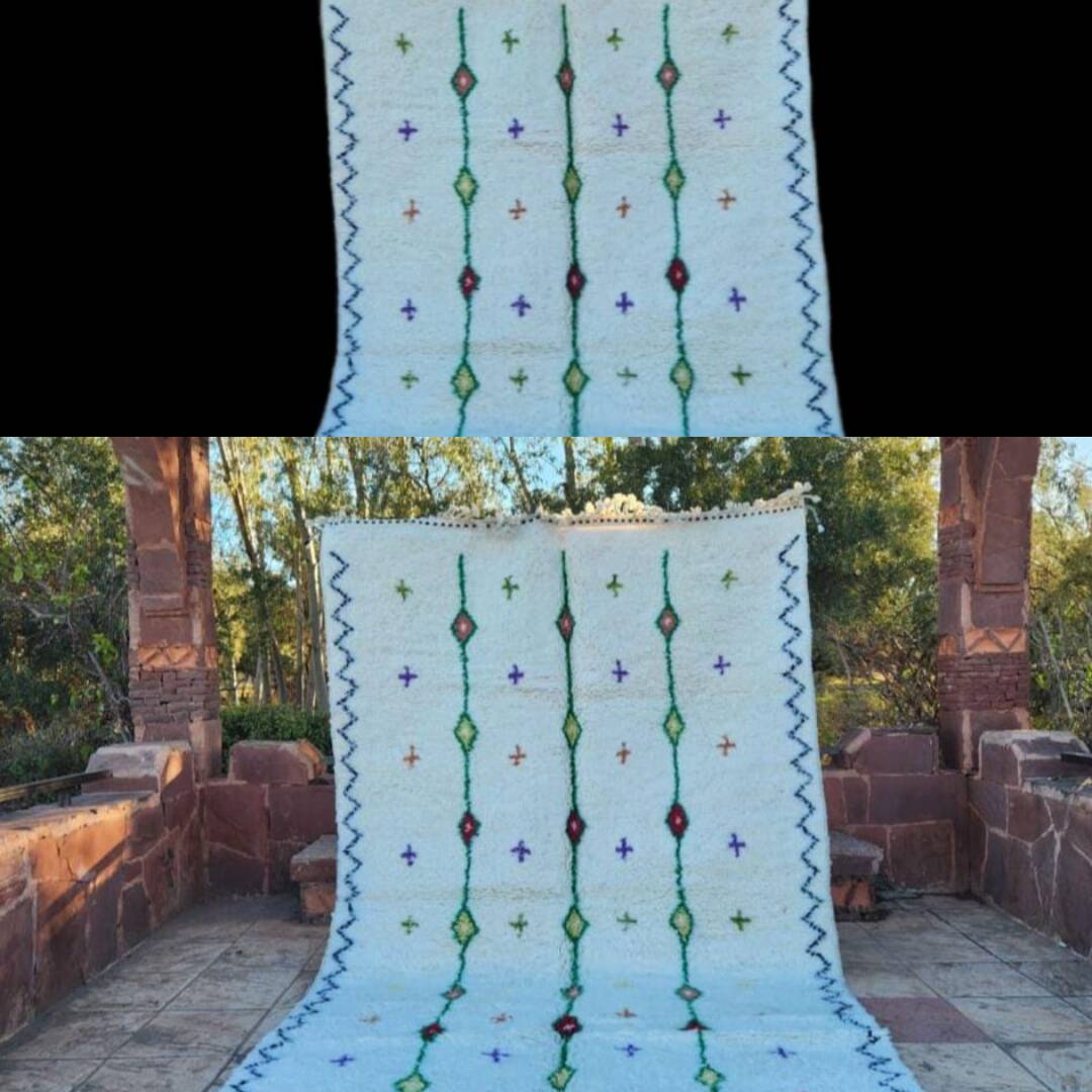 Authentic Azilal Berber Rug - "Glow of the Atlas"