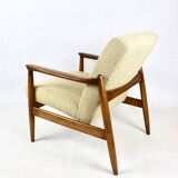 GFM-64 Armchair in Beige Bouclé attributed to Edmund Homa, 1970s