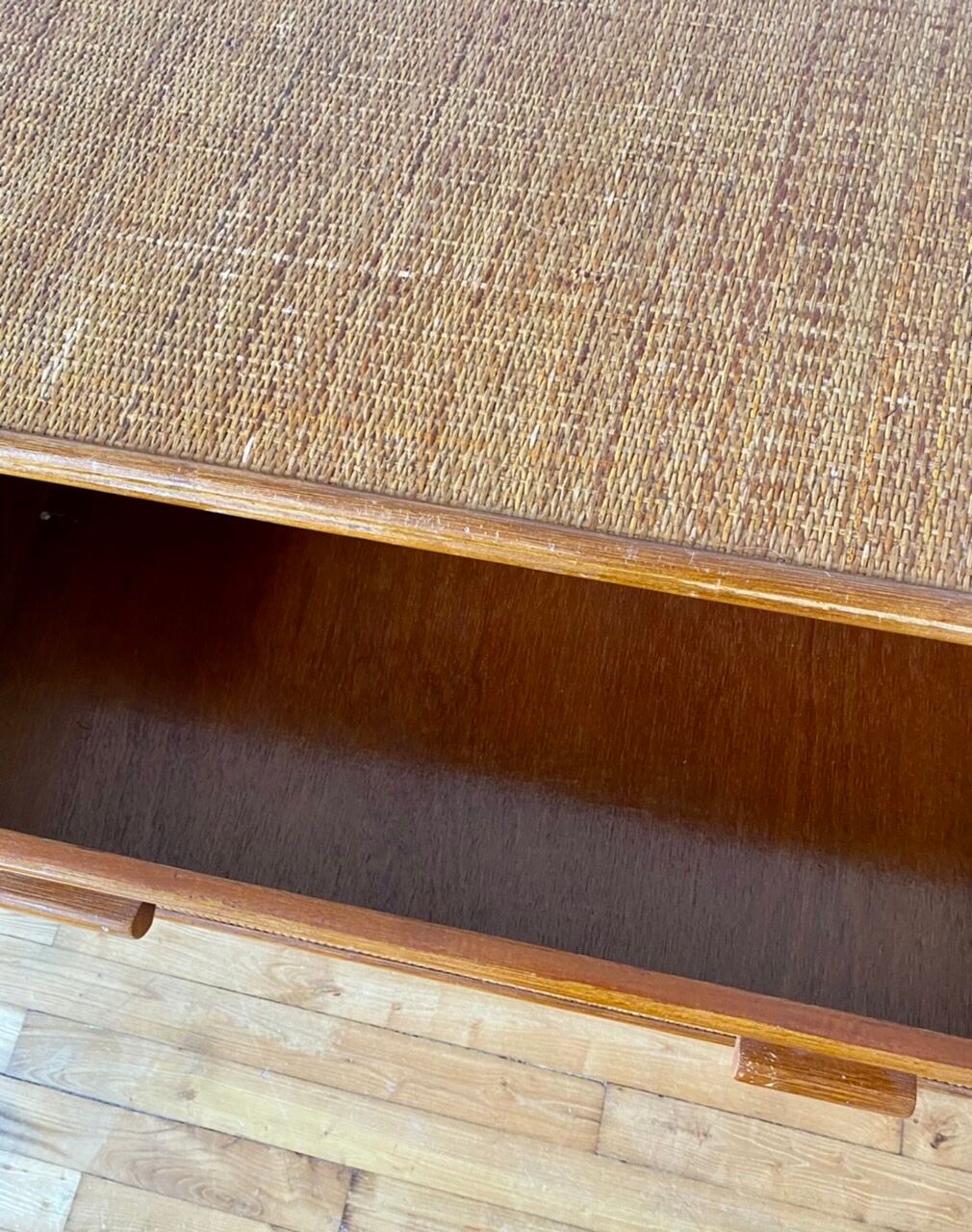 Rattan chest of drawers