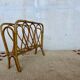 Rattan magazine rack