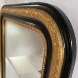 Mirror Napoleon III - black and gold - 104x78cm
