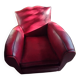 Fauteuil  club en skaï