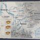 Poster school map Industrial crops & forests The Garonne its tributaries