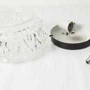 1960s floral round ceiling light