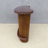 Vintage curved bamboo bar