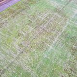 Green Vintage Turkish Rug sku v711