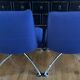 Pair of "delta" model armchairs by Jean-Louis Berthet