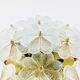 Plafonnier en verre de Murano du milieu du siècle par E. Palme pour Palwa, années 1960