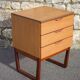 EUROPA vintage drawer unit, bedside table, end table, small chest of drawers