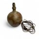 Pyrite sandstone ball lamp base, La borne Tiffoche Deblander style