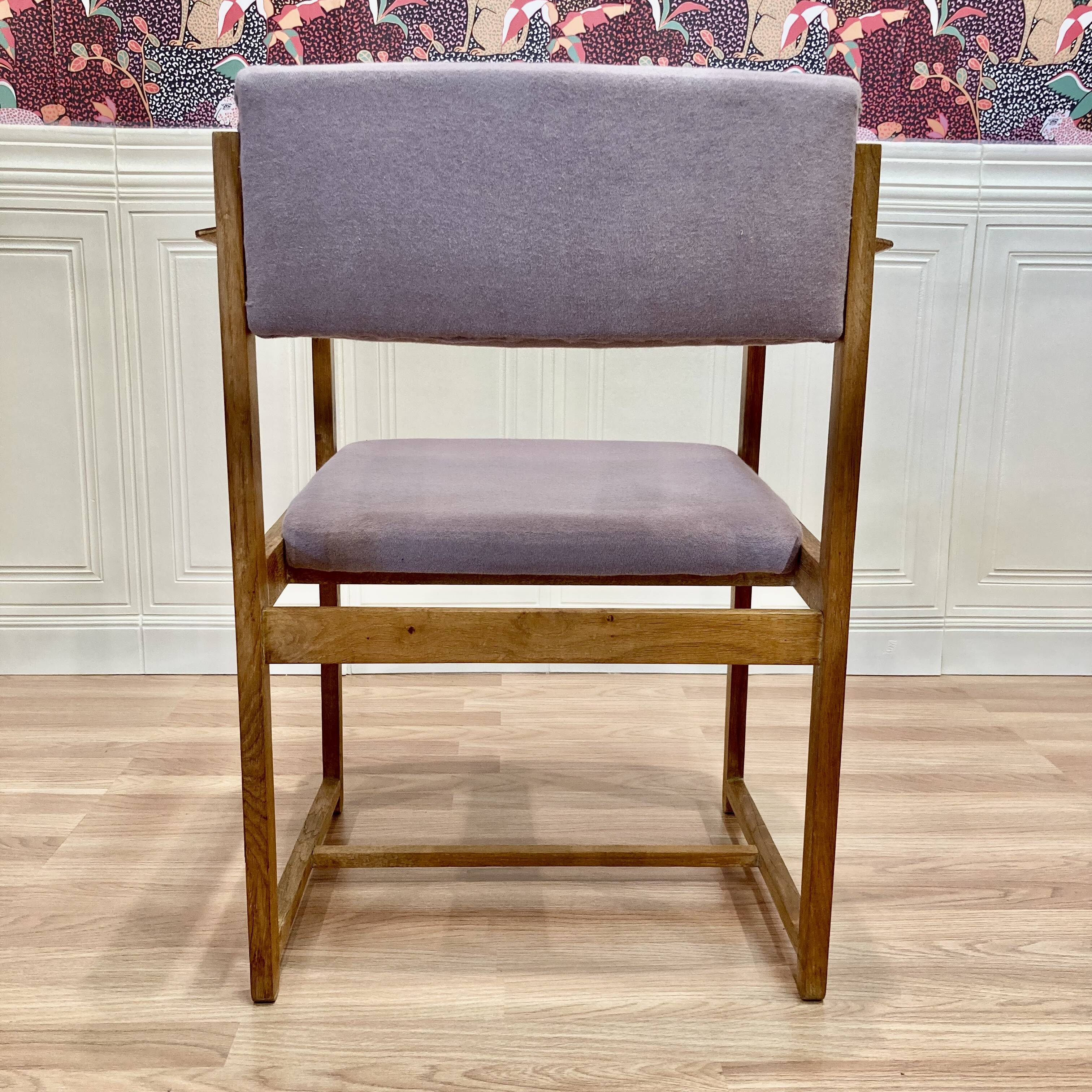 Armchair stamped "Scandinavian Design" 1960.