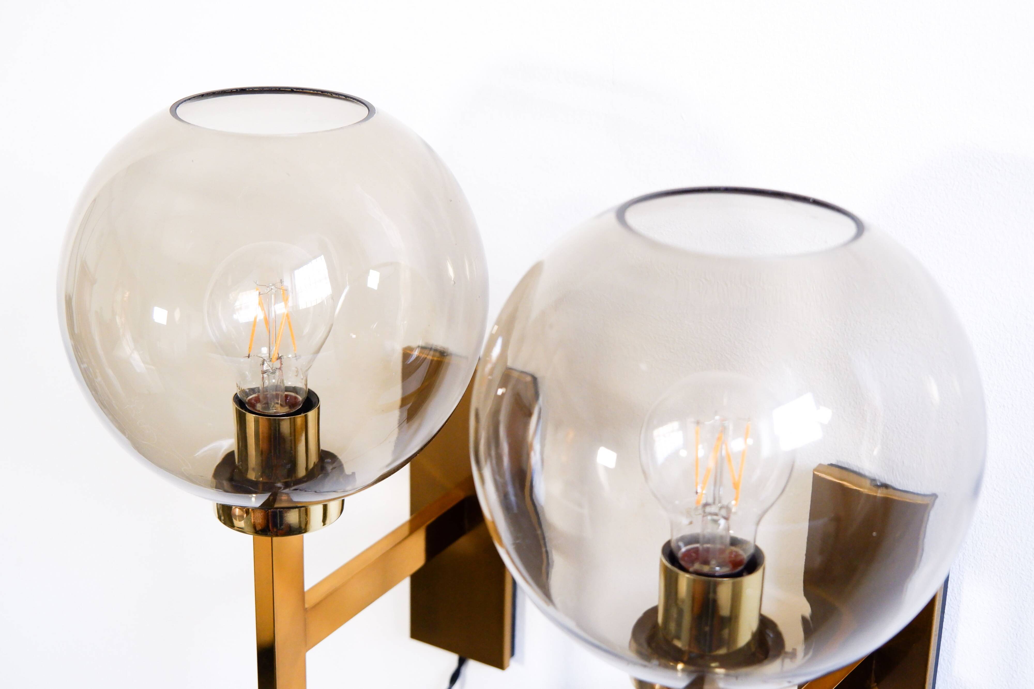 Pair of wall sconces by Holger Johansson.